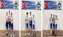BASKETBOL TURNUVASINDA 3 KUPA