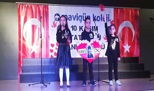 10 KASIM ATATÜRK'Ü ANMA TÖRENİ